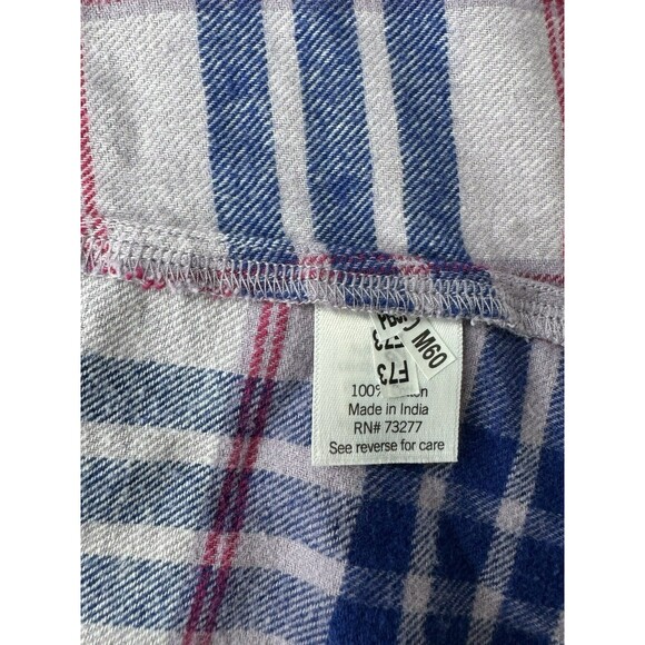 Croft & Barrow Flannel Shirt Size Medium Purple Plaid The Extra Soft Twill NWT - Picture 4 of 5